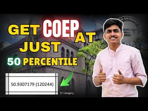 COEP Pune Cutoff 2025 | CAP Round 1, 2, 3, Spot Round | Get COEP at Low Percentile? Full Guide!